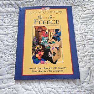 Quick-Sew Fleece Book By Landauer Corporation 1998 Crafts & Sewing Projects
